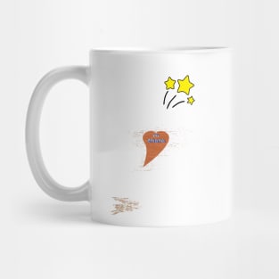 Cute Hi There sticker Mug